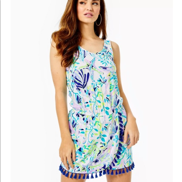 Lilly Pulitzer Pants - Lilly Pulitzer Jarrett Romper in Resort White SB